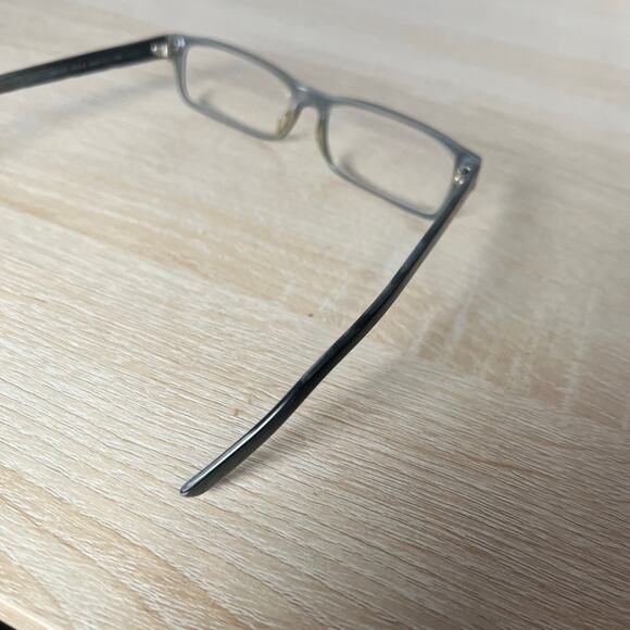 Prada VPR07E 6AW-1O1 Eyeglasses Black Striped Frames 54-14-140 Italy READ - Picture 5 of 10